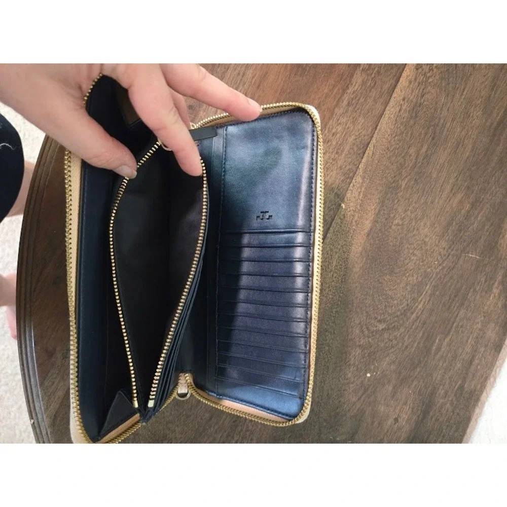 Tory Burch Baby Pink Zip Around Wallet